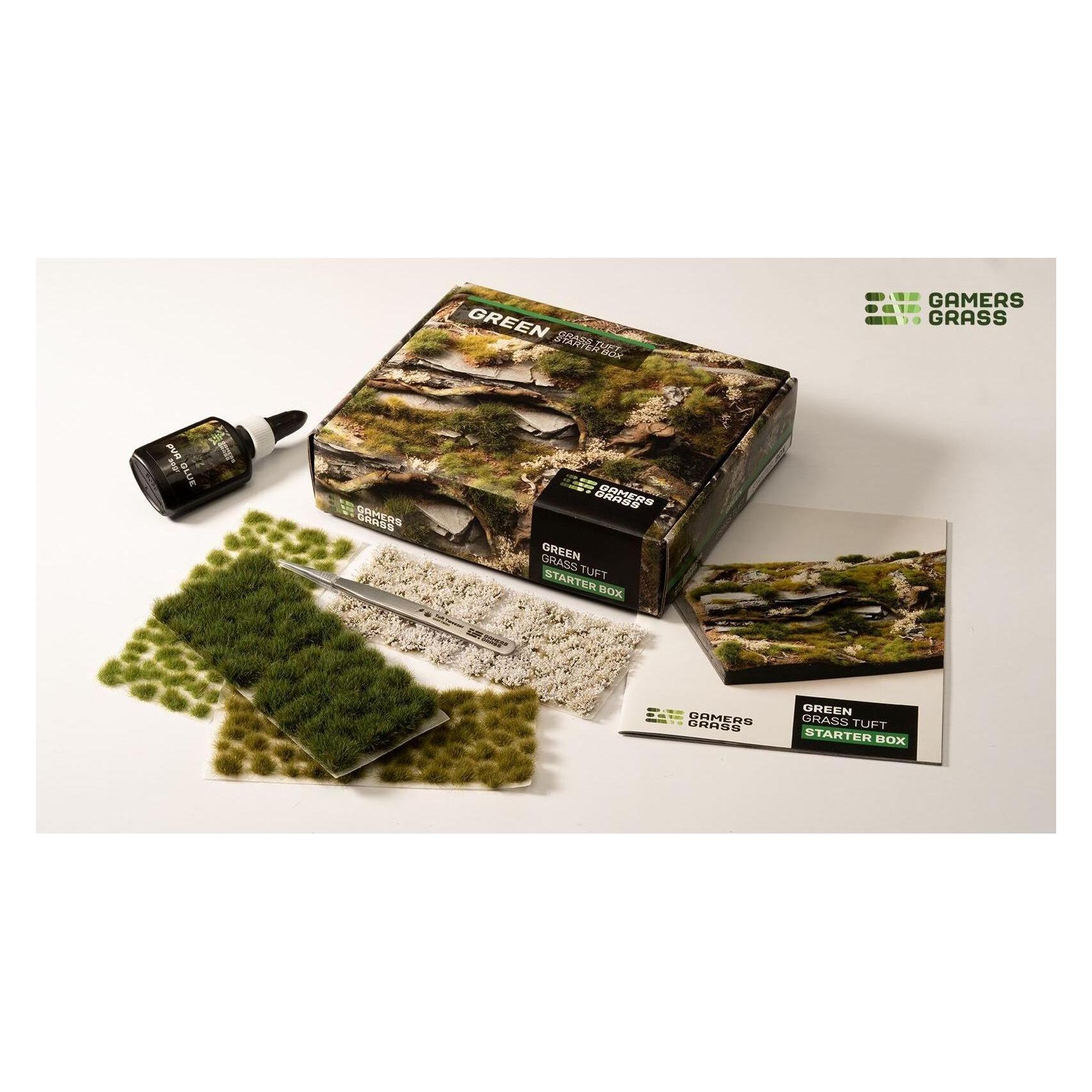Gamers Grass - Grass Tuft Starter Box : Green (GGSBG)