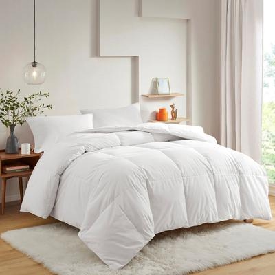 Peace Nest Heavy Weight Soft Microfiber White Goose Feather Fiber Comforter