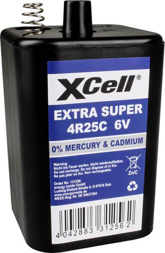 XCell Spezial-Batterie 4R25 Zink-Kohle 6V 9500 1St.