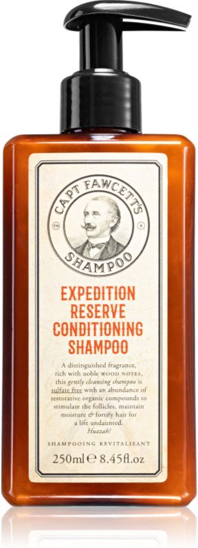 Captain Fawcett Shampoo Expedition Reserve shampoing hydratant protecteur pour homme 250 ml