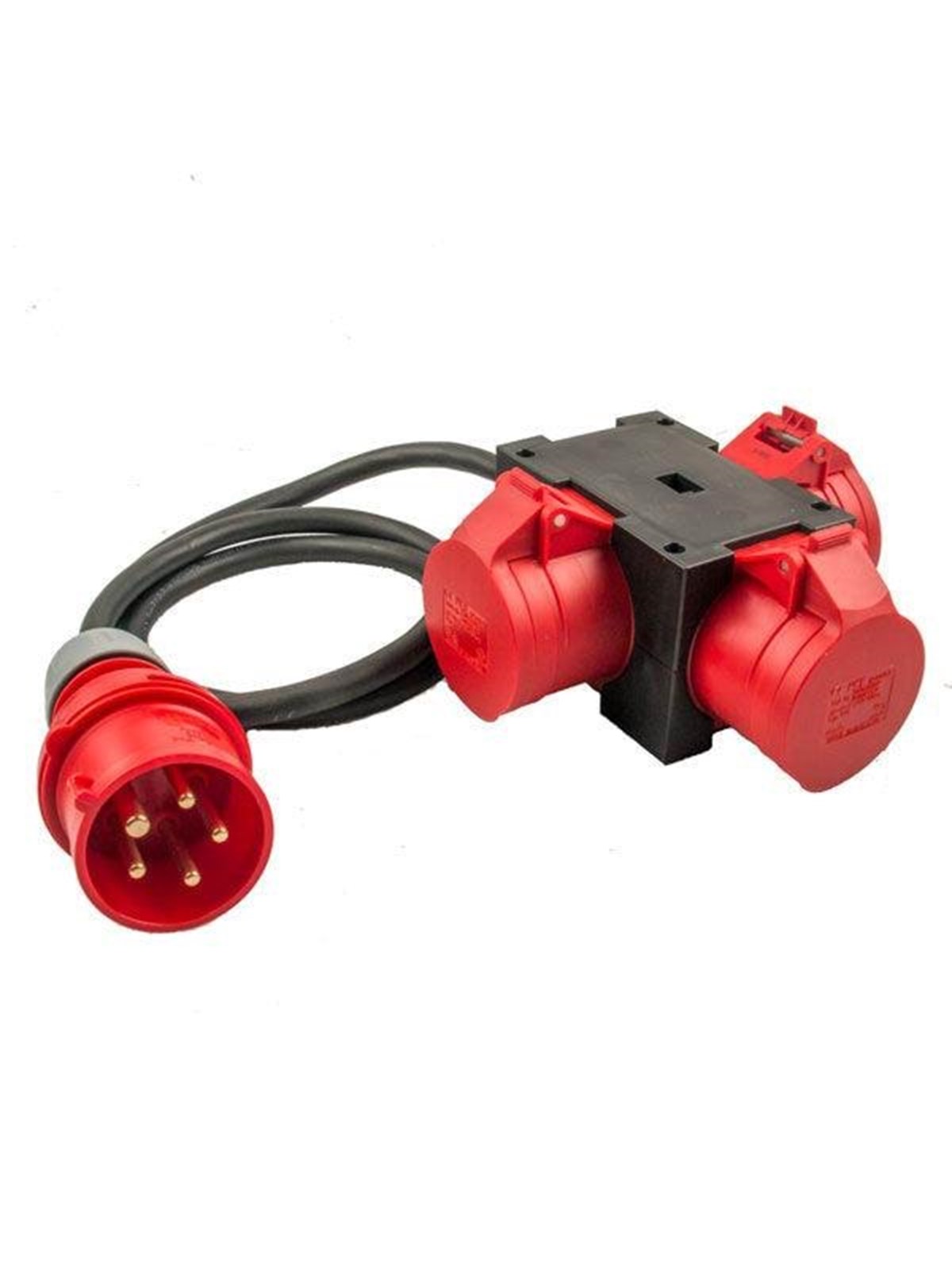 Elworks Cee compact distribution box 400v/16a 3 out