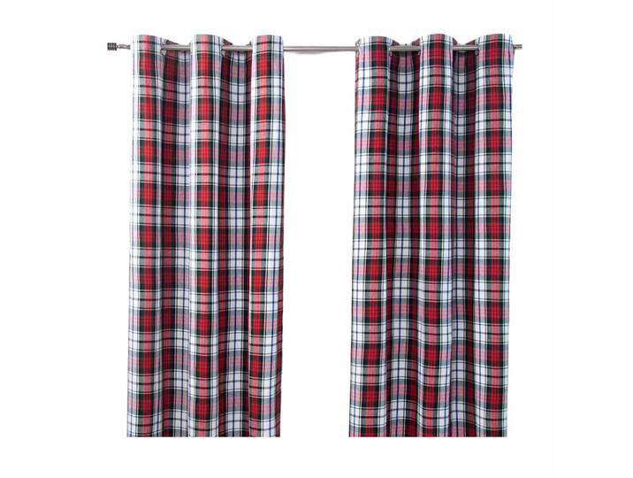 ÖSENVORHANG Schottenkaro Macduff blickdicht 2er-Set, 137/182 cm