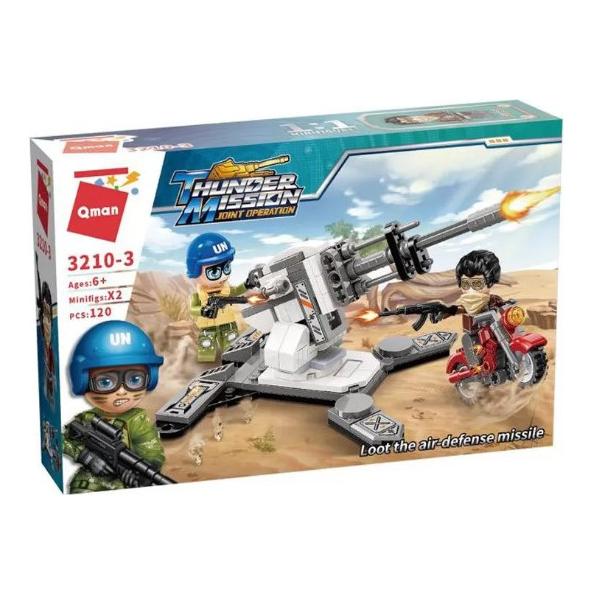 Qman Bricks Thunder Mission 3210-3 Loot the air-defense missile 120pcs for 6+ Years (33201953)