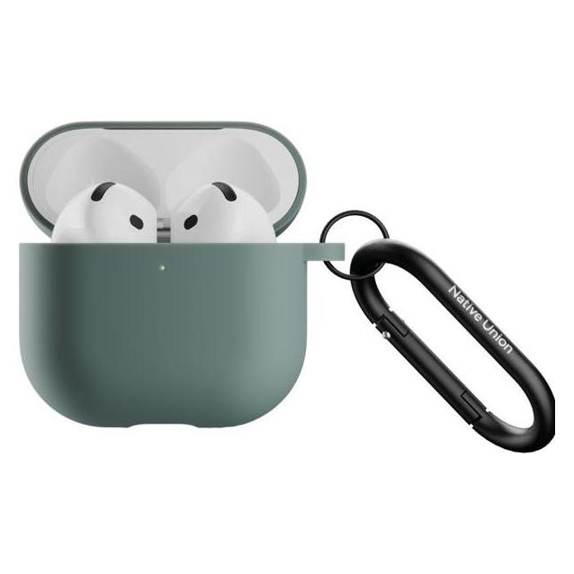 Native Union Active Case - Silikon-Schutzhülle für AirPods 4 (Kopfhörer Hülle) (ACTCSE-GRN-AP4)