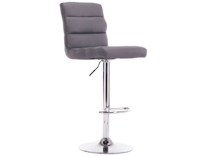 Barhocker NICOLAS synthetisches leder grau