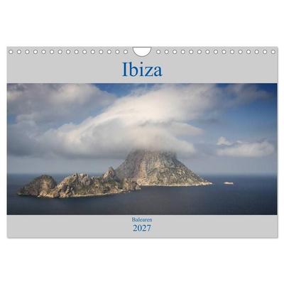Ibiza - Balearen (Wandkalender 2027 DIN A4 quer), CALVENDO Monatskalender