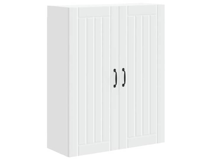 IBUQDDV Wandschrank Lucca Weiß 80 x 31 x 100 cm Holzwerkstoff Geschirrspüler-Paneel, Holzwerkstoff, Rahmenmaterial, Innenbereich, rechteckige Form, Küchenlayouts