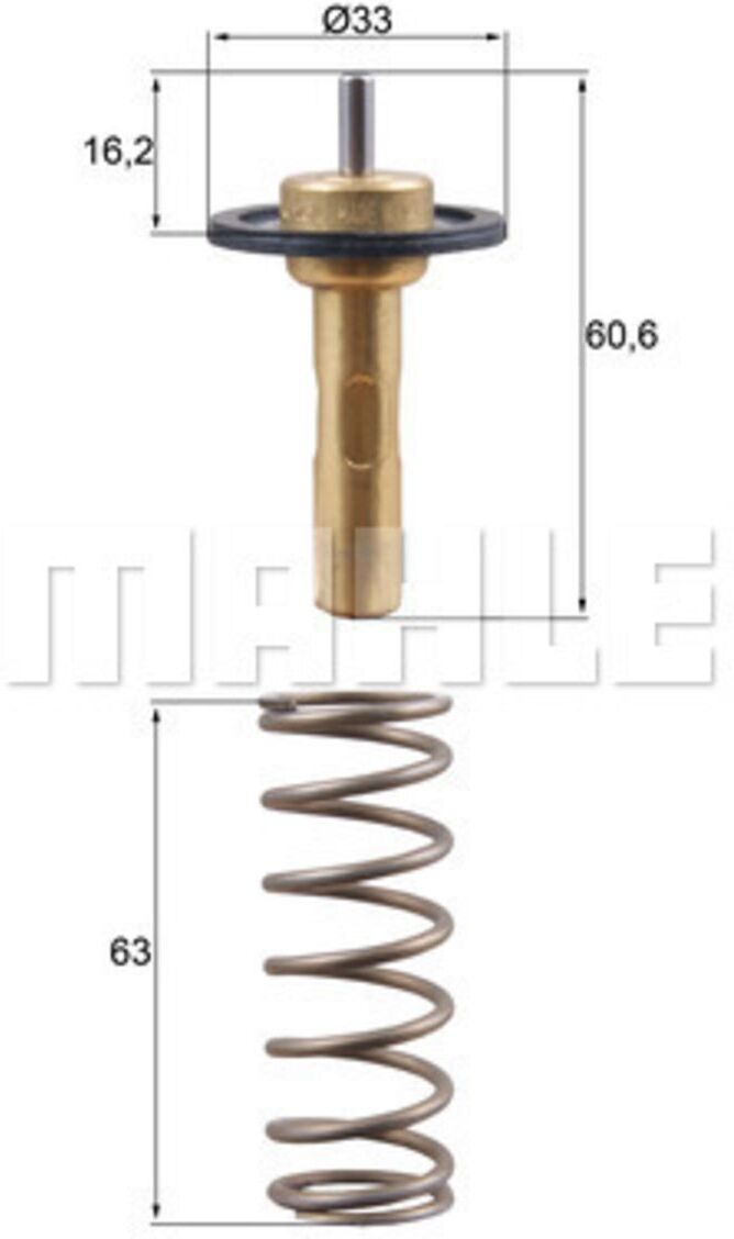 Mahle Termostato, refrigerante TX 311 90D