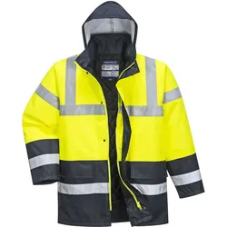 Warnschutz Winterjacke "S466" Kontrast Traffic - 5XL - gelb