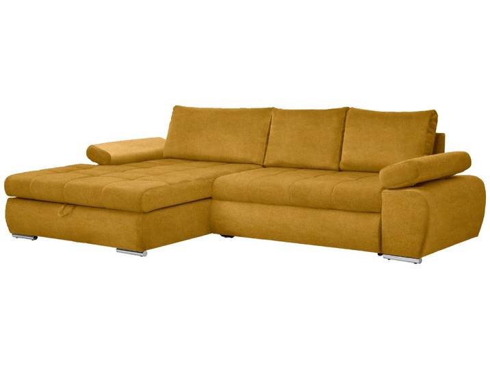 Ti´me Ecksofa INFERNO, gold, Webstoff