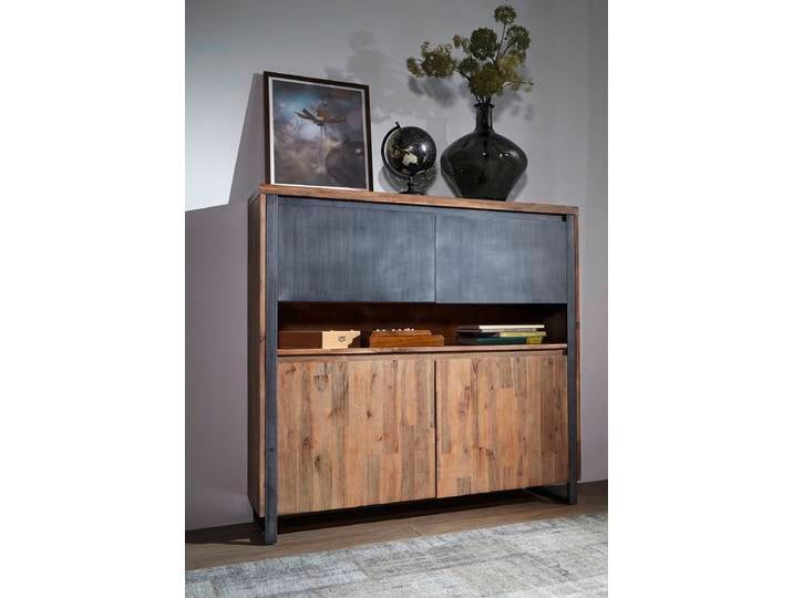 Highboard 130cm 'Genua' Akazie gebürstet