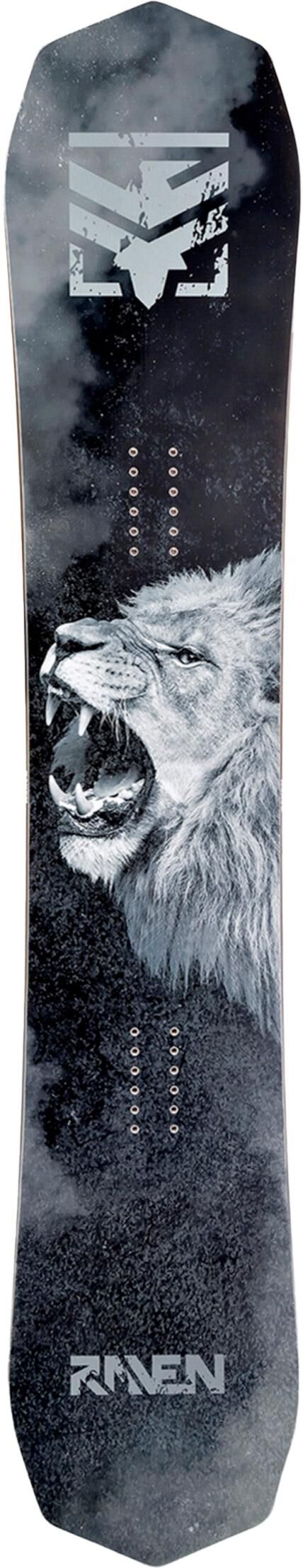 Raven  - Pack Planche Snowboard Lion - 152 + King Black - Planche Snowboard