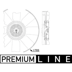 Lüfter Motorkühlung MAHLE CFF 508 000P