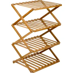 Bo-Camp Faltschrank Urban Outdoor Fitzroy Bambus L 4 Fächer