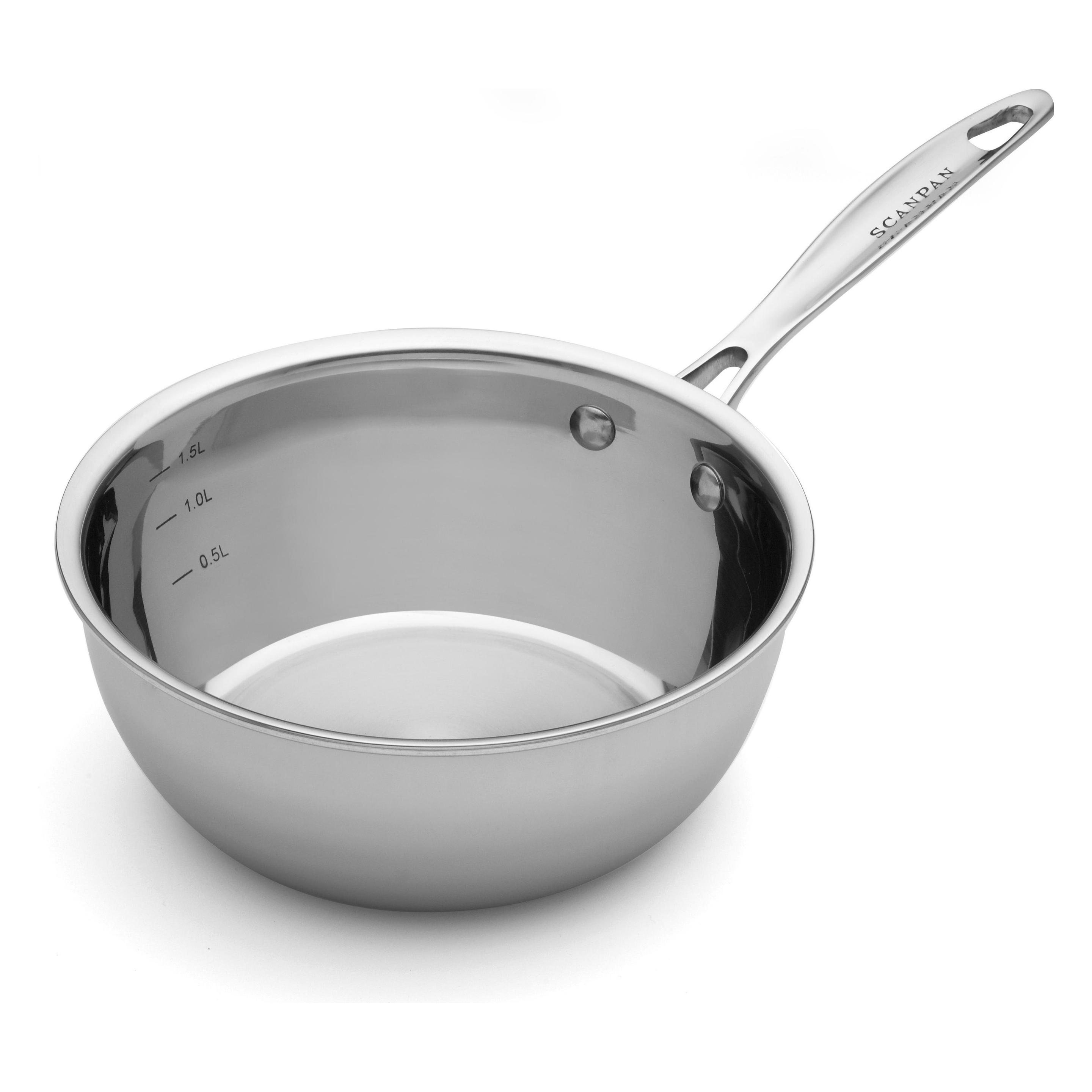 Scanpan 1,8 liter - Stål (Stielkasserolle, Edelstahl, 20 x 10.80 cm) (0083421113061)