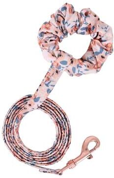 Uplifted Finds Meadow Soft Floral Harness & Leash Set orange Leash s