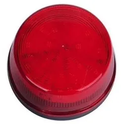 LED Signalleuchte, blinkend, ø70mm, 12V DC - Farbe: rot