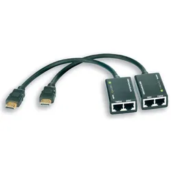 EFB IDATA-EXT-E30D HDMI Extender mit eingebautem Kabel, 30m IDATAEXTE30D