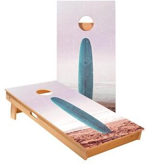 Skip's Garage Vintage Surf Board Cornhole Boards