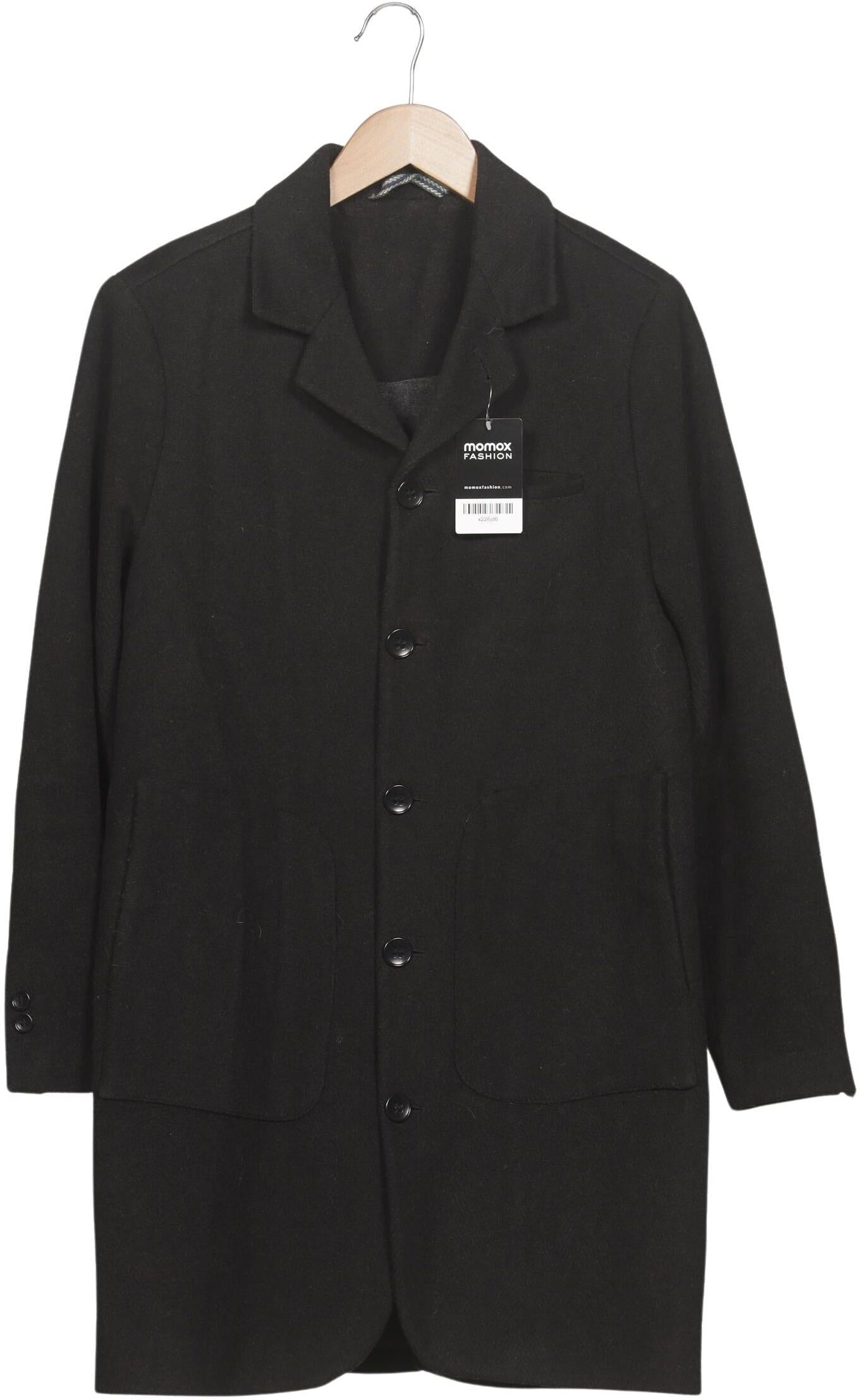 Uniforms for the dedicated Damen Mantel, Schwarz, Gr. EU 44, Synthetik / Viskose / Wolle / Leder - Second Hand