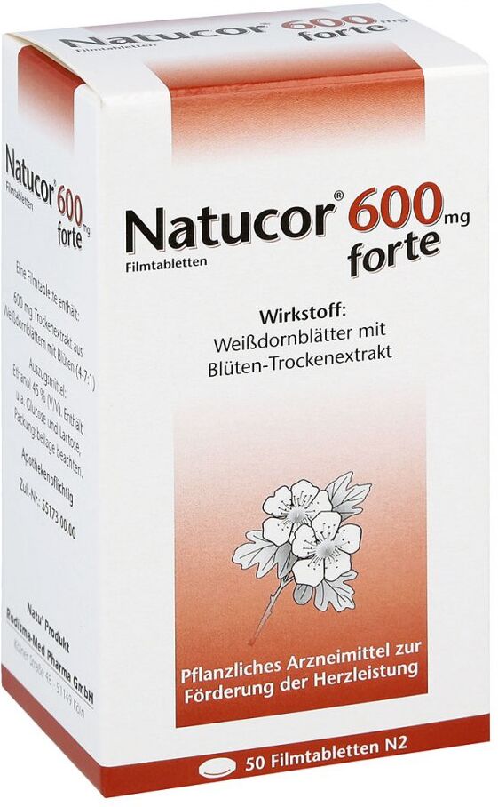 Natucor 600mg forte 50stk