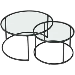En.Casa, Couchtisch + Beistelltisch, Kokkola (80 x 39 cm)