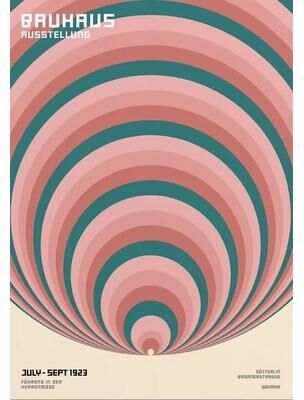 Uplifted Finds Abstract Orange Bauhaus Geometric Poster   Pop Art Sunrise & Bicycle Wall Art wo 161 1 50 X 70 Cm No Frame
