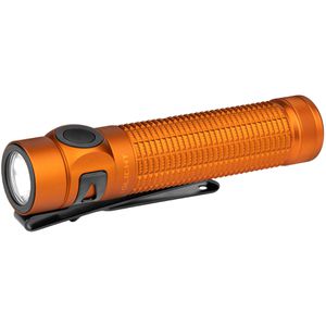 Olight Taschenlampe Baton 4 Pro, LED, aufladbar, 1.600 Lumen, 11 cm, wasserdicht, orange