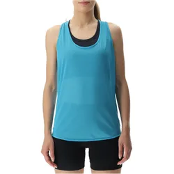 UYN Running Exceleration Aernet ärmelloses Laufshirt Damen turquoise/ash XL