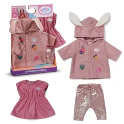 BABY born Mantel Set mit Kleid 43cm