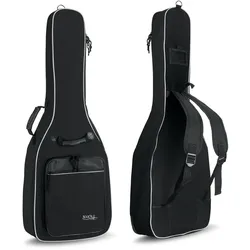 Rocktile Klassik-Gitarrentasche 3/4 & 7/8 - gepolstert mit Rucksackgarnitur schwarz