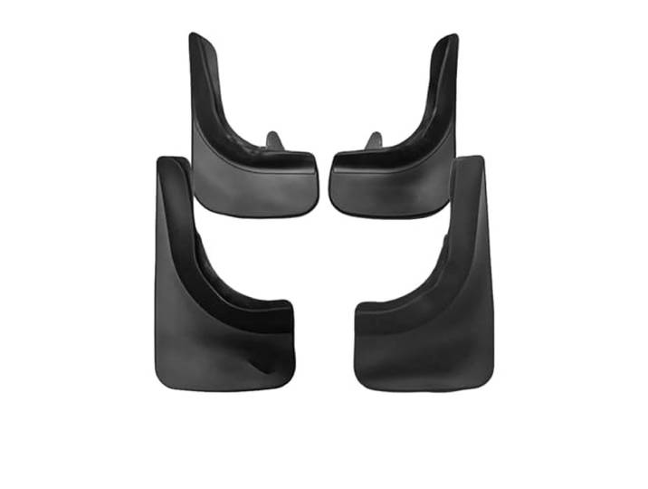 OUSDUO Auto-Schmutzfänger-Set Für Citroen Für Berlingo Vorne Und Hinten Gummi-Spritzschutz Reifen Rad Schmutzfänger Schutz Zubehör 4 Stück Auto Schmutzfänger