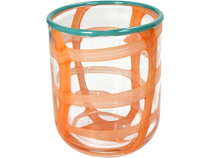 Vase Urban orange Glas H 15.5 cm - Vase
