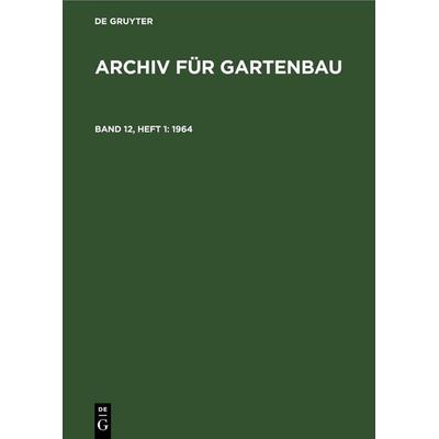 1964, Gebundene Ausgabe von , De Gruyter, 978-3-11-249195-9