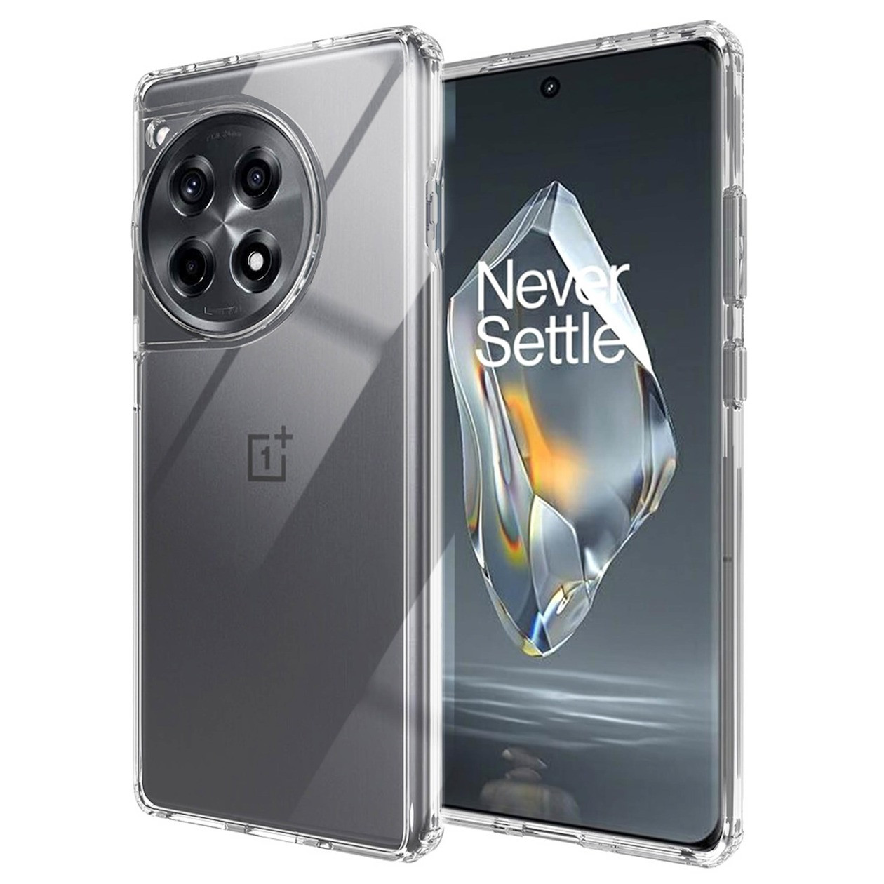 Accezz Xtreme Impact Backcover OnePlus 12R Telefoonhoesje Transparant