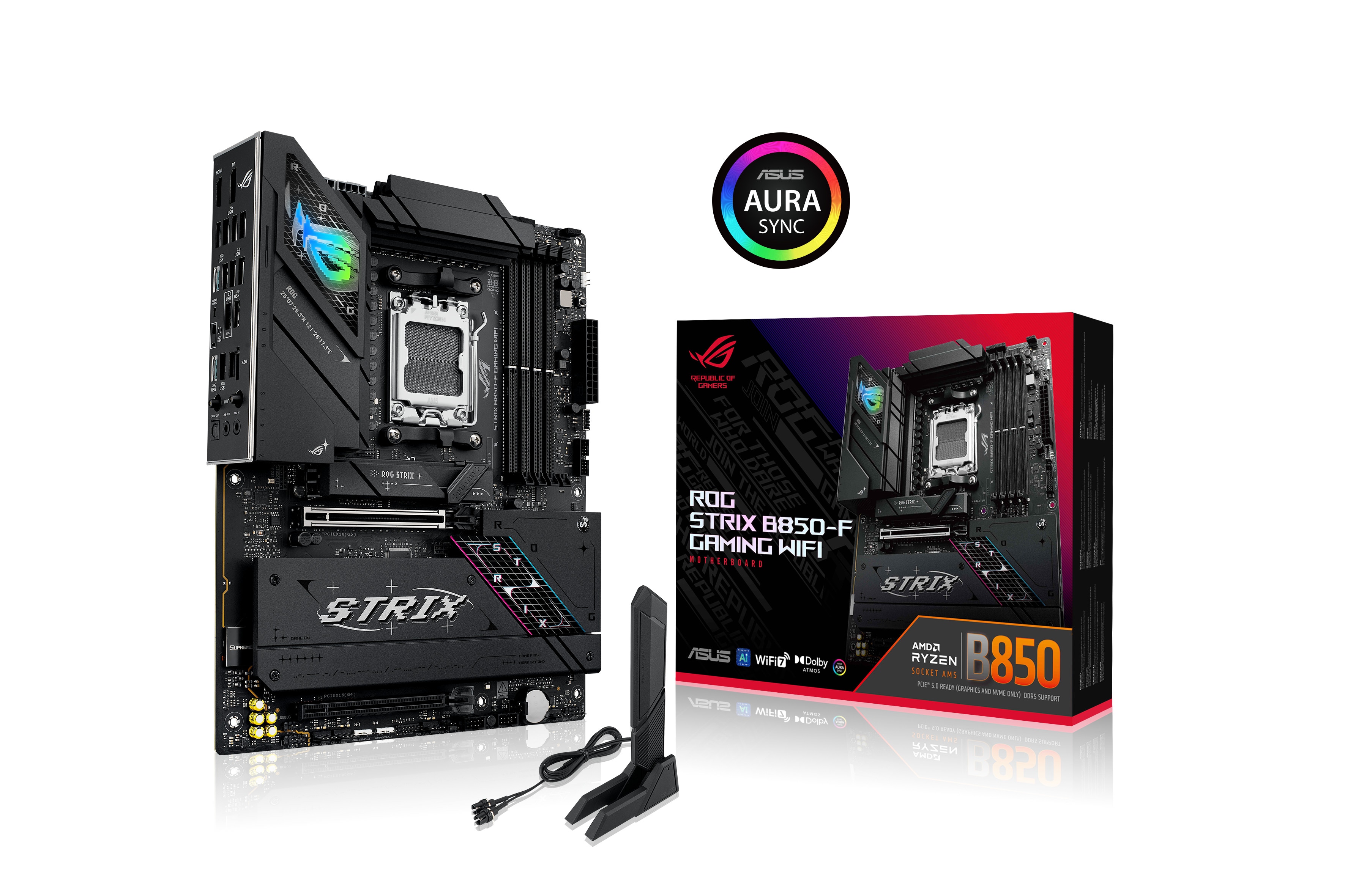 ASUS ROG STRIX B850-F GAMING WIFI ATX Mainboard - Sockel AM5