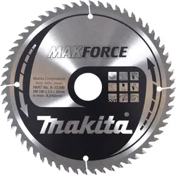 Makita Kreissägeblatt MAKFORCE, 190/30 mm - 60 Zähne - 1,4 mm - CleanCut - Holz - B-32390