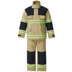Maskworld Feuerwehr Kostüm für Kinder sandfarben (116)
