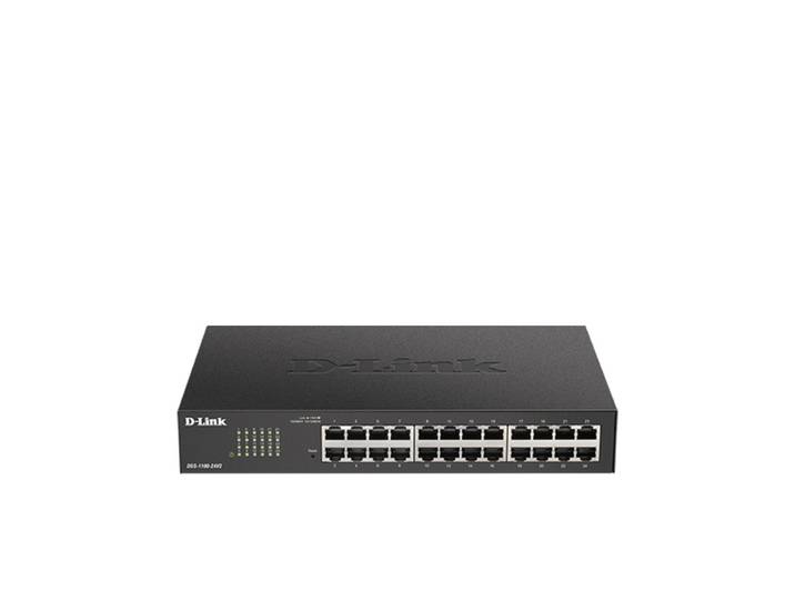 D-Link DGS-1100-24V2, Géré, Gigabit Ethernet (10/100/1000), Grille de montage, 1U