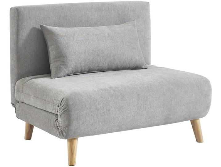 Bettsofa NIELS Polyester grau