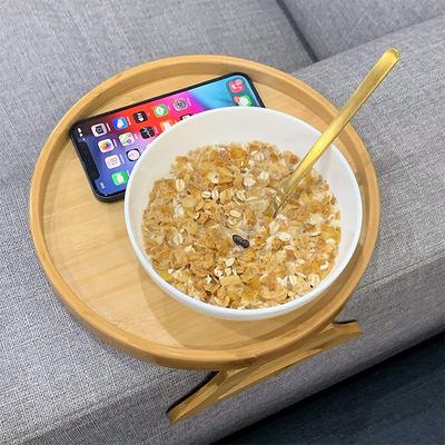 Rare Purchases Clip On Sofa Tray, Natural Wooden Sofa Armrest Tray, Practical TV Snack Tray, Perfect For Remote Control, Coffee, Snacks Clip On Sofa Tray, Natural Wooden Sofa Armrest Tray, Practical TV Snack Tray, Perfect For Remote Control, Coffee, Snack