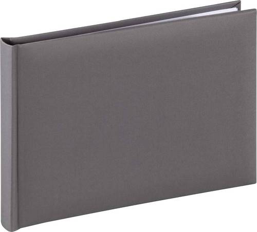 Hama Buch-Album Fine Art, 24x17 cm, 36 weiße Seiten, Grau - 24x17 cm - 36 weiße