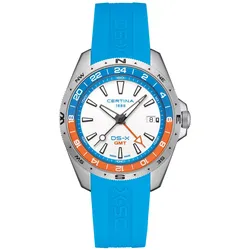 Certina C0474521701100 Herrenuhr Quarz DS-X GMT Türkis