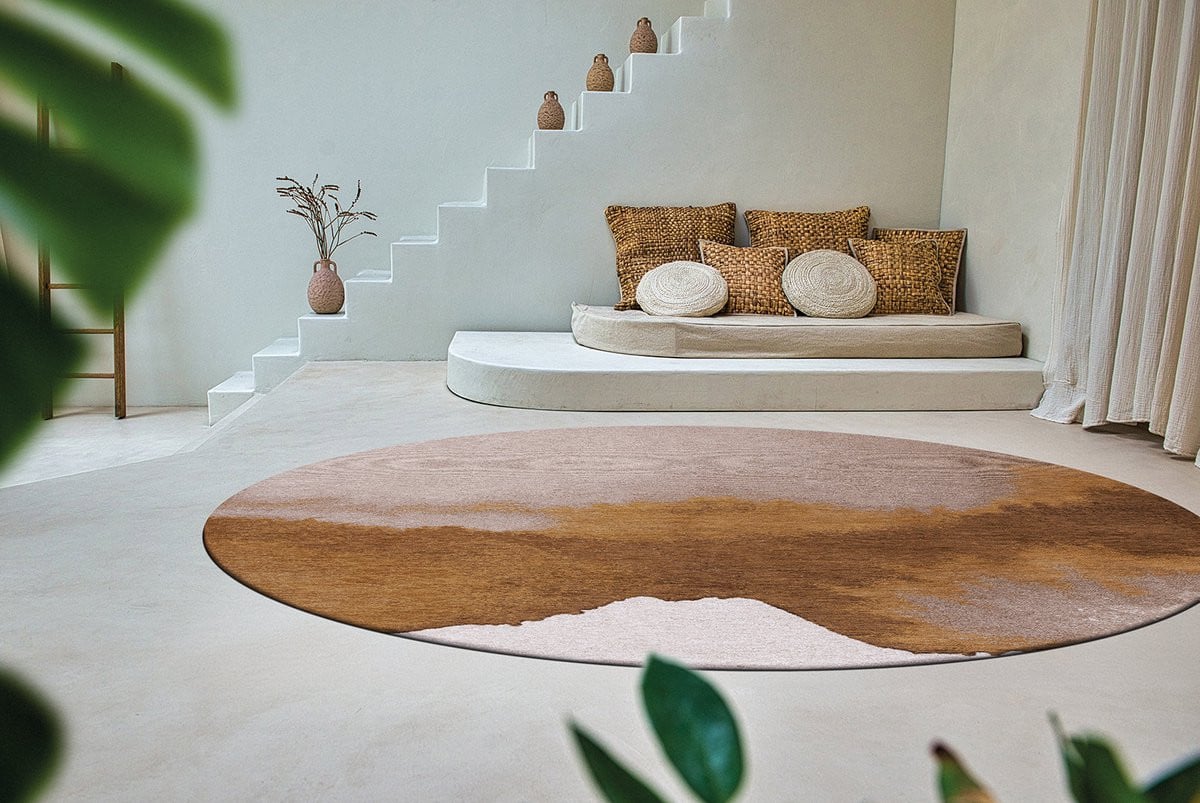 Louis De Poortere Lagoon Chestnut Wasbaar Binnen & Buiten Vloerkleed - 290 x 290 cm
