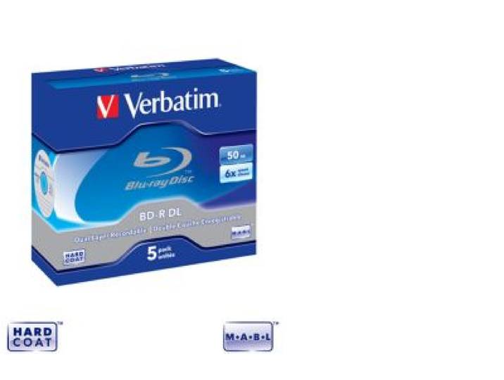 Verbatim - Blu-Ray Vierge Bd-R Pack Jewel Case 6x50gb
