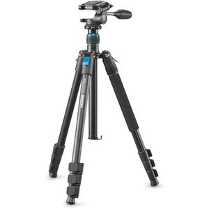 Cullmann Stativ Rondo 460M RW20, Höhe bis 157,5cm, für Kamera, mit 3-Wege-Kopf, Drei-/Einbein