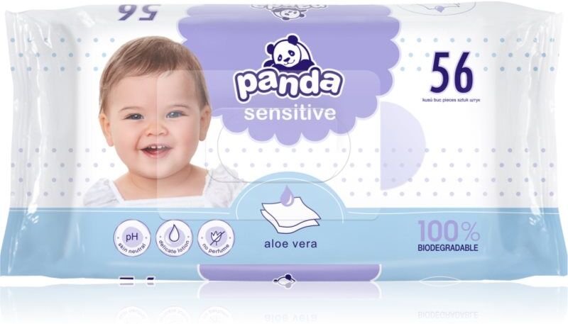 BELLA Baby Happy Panda Baby Wipes 56 pc