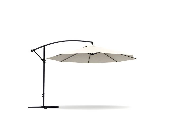 Sonnenschirm Ampelschirm SUN 270 cm weiss