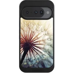 Nivocase Hülle für Google Pixel 10 Handyhülle NIVOcore Case Schwarz Blumen Fotografie Pusteblume (Google Pixel 10), Smartphone Hülle, Schwarz