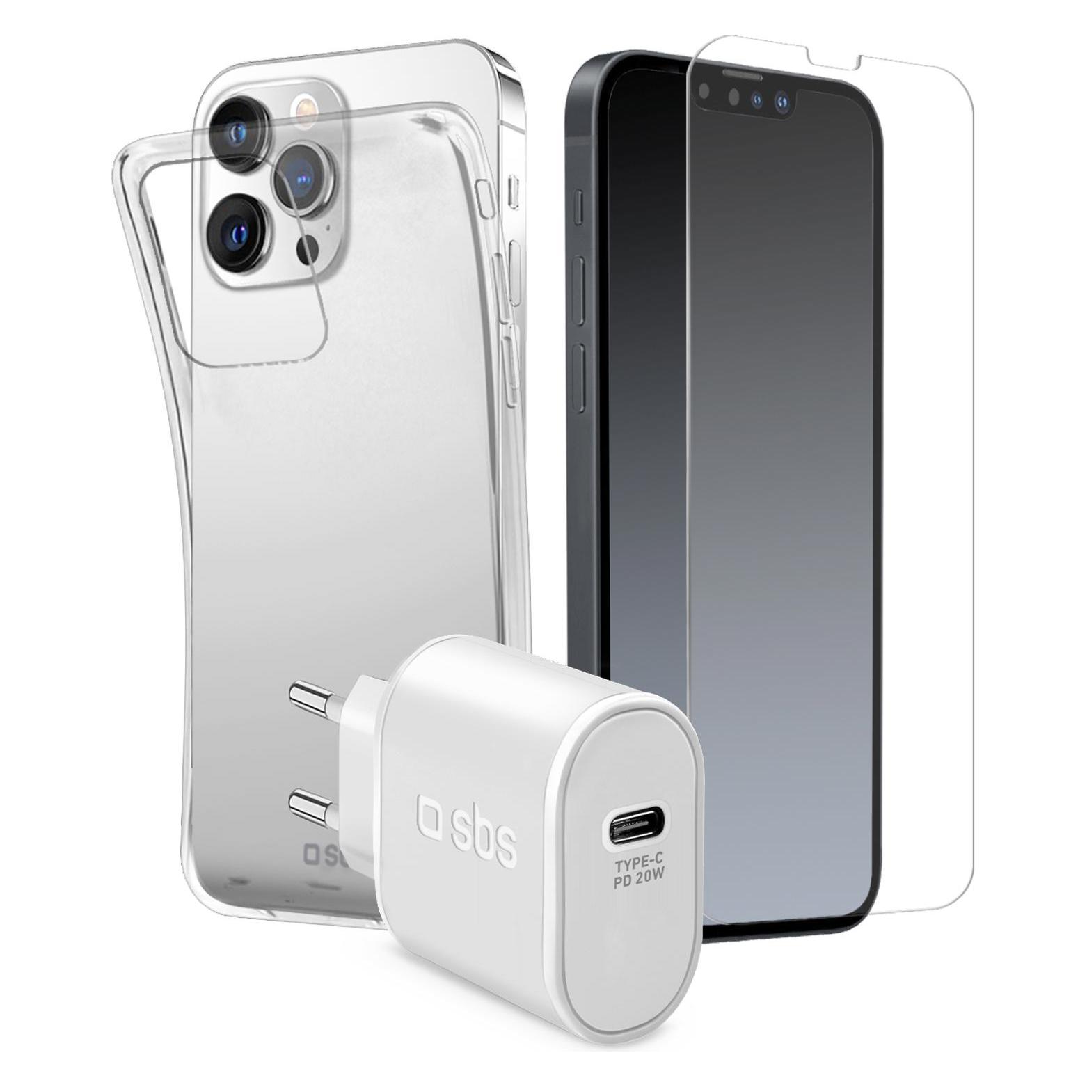 SBS KIT31IP1361P Handy-Starterset Transparent (Apple iPhone 13 Pro) (KIT31IP1361P)